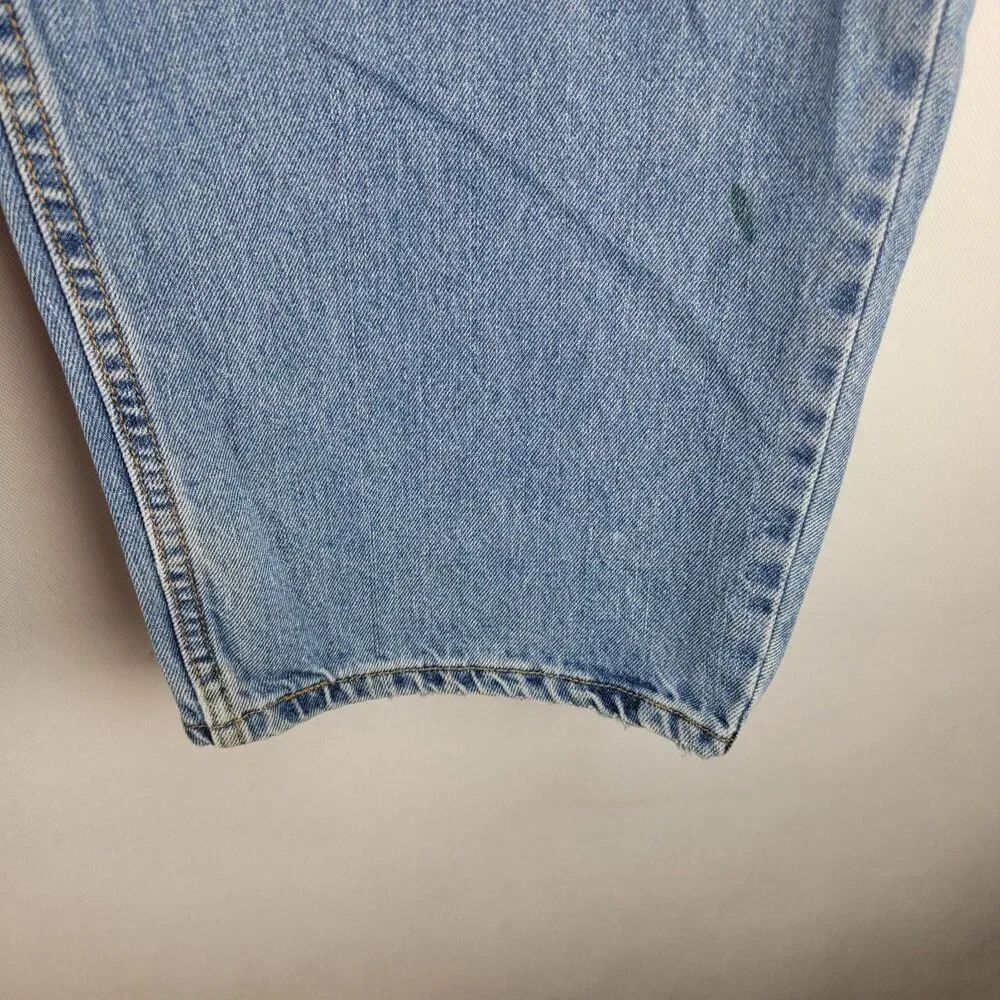 Levi's 560 Mens Size 50X30 Blue Medium Wash Comfort Fit Straight Leg Jeans